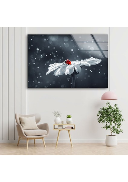 Uğur Böceği Temperli Cam Duvar Tablosu fırsatları