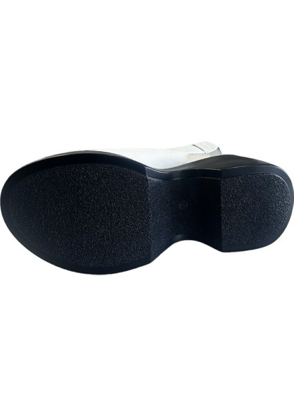 42624 Kadın Deri Yazlık Ayakkabı Beyaz fırsatları