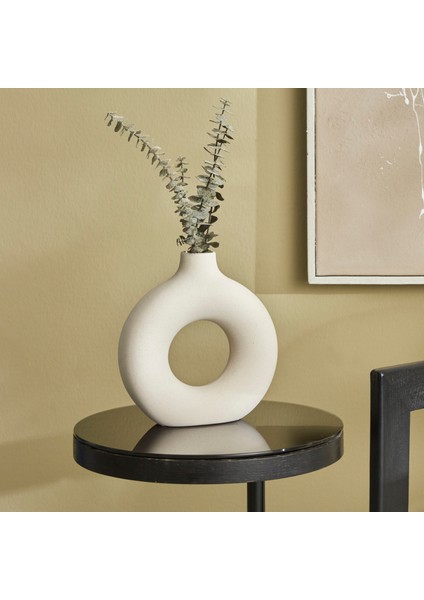 Lonny Beyaz Vazo 22 cm