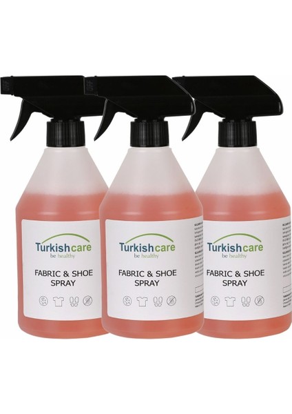 Ayakkabı ve Kumaş Temizleme Spreyi 3X500 ml 3' Lü Set