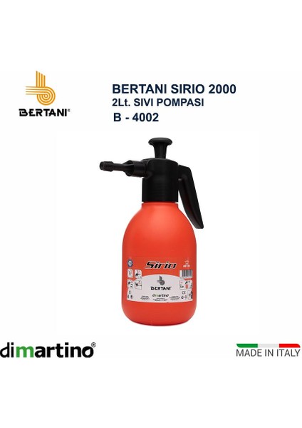 Di Martino Dimartino Bertanı Sırıo 2000 Sıvı Pompası 2lt.