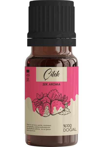 Çilek Vodka Kiti-Çilek Votka Aroması 10 ml (1 Lt Uyumlu)
