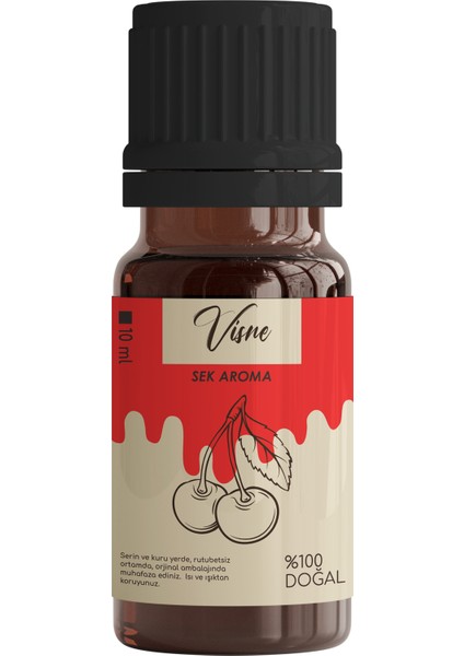 Vişne Vodka Kiti-Vişne Votka Aroması 10 ml (1 Lt Uyumlu)