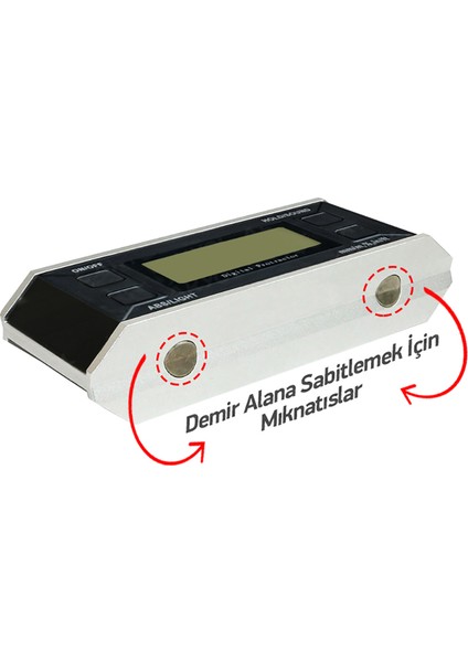Jumbo Mag Dijital Eğim Ölçer 5340-90 (Hassas)
