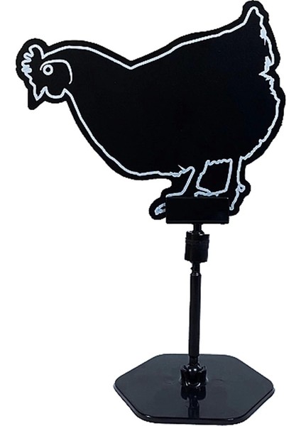 Ayaklı Etiket Tutucu ve Pvc Yaz-Sil Tavuk Figürlü Tutar Etiketi 10 Lu Set fiyatları