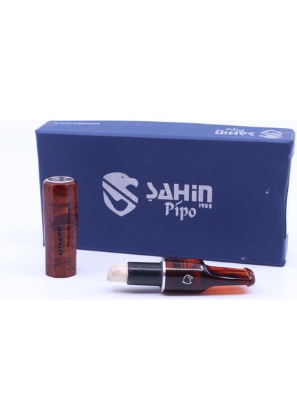 9mm Filtreli 8mm Uçlu Akrilik Saplı Sigara Ağızlığı - Kahverengi - 0756 indirimleri