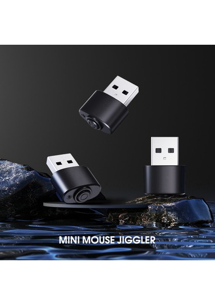 Mini USB Fare Jiggler, Algılanamayan Fare Taşıyıcı Otomatik Bilgisayar Fare Taşıyıcı Jiggler, Bilgisayarı Uyanık Tutar (Yurt Dışından)