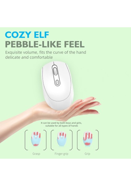 M107 Çift Modlu Şarj Edilebilir Fare 2.4g Kablosuz Fare Dilsiz Dizüstü Masaüstü Bilgisayar Ofis Fare USB Optik Fareler Siyah (Yurt Dışından) fiyatları