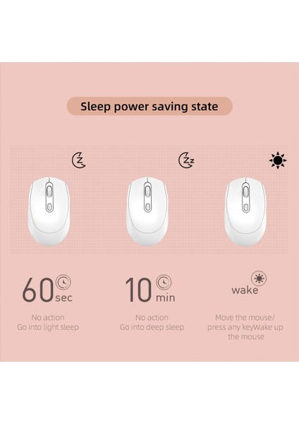 M107 Çift Modlu Şarj Edilebilir Fare 2.4g Kablosuz Fare Dilsiz Dizüstü Masaüstü Bilgisayar Ofis Fare USB Optik Fareler Siyah (Yurt Dışından) fırsatları