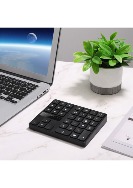 Bluetooth Çizim Tuş Takımı, Procreate Için 35 Tuşlu Şarj Edilebilir Kablosuz Klavye ve Çizim Kısayolları Grafiği (Yurt Dışından)