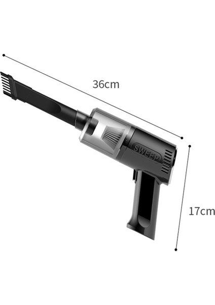 K7 Araba Elektrikli Süpürge 9000PA Süper Emiş Ev Taşınabilir Kablosuz Şarj El Klavye Elektrikli Süpürge 120W-B (Yurt Dışından)