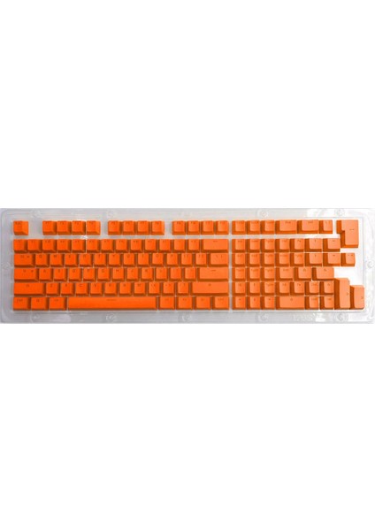Mekanik Oyun Klavyesi Mini Klavye Tuş Rgb Pbt Klavye Tuş Seti Kiraz Mx Anahtarı PBT61/64/68/71/82/84 Tuşları Turuncu (Yurt Dışından)