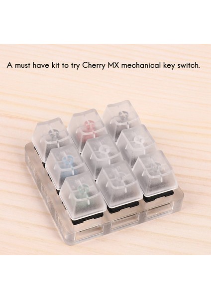 Akrilik Klavye Test Cihazı 9 Cherry Mx Anahtarları Için Şeffaf Plastik Klavye Tuş Örnekleyici (Yurt Dışından) indirimleri