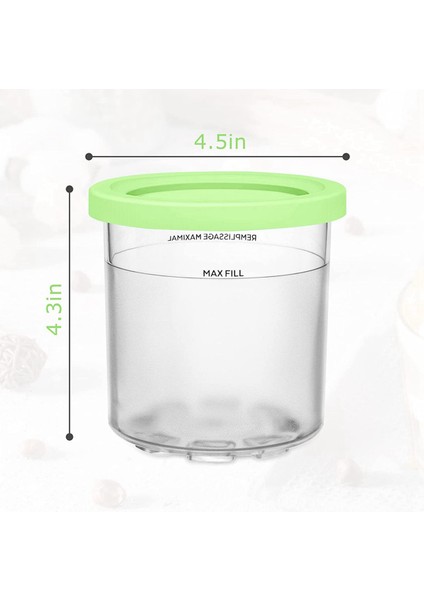 Ninja Creami Için Yedek Pintler ve Kapaklar NC300, NC301 Vs NC299AMZ Serisi (8 Paket) ile Uyumlu (Yurt Dışından) modelleri