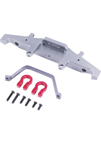 Metal Ön Tampon C14 C24 C24-1 1/16 Rc Araba Kamyon ve Paletli Yükseltme Parçaları Aksesuarları, Titanyum (Yurt Dışından)
