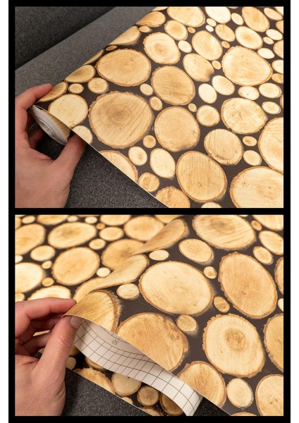 Desenli Kendiliginden Yapışkanlı Kaplama Folyosu 45 cm x 1 mt EFL180 fırsatları