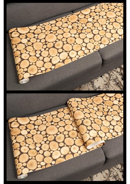 Desenli Kendiliginden Yapışkanlı Kaplama Folyosu 45 cm x 1 mt EFL180 indirimleri