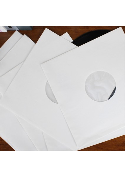 20 Parça 12 Inç Lp Kayıt Kapağı Açılıp Kapanabilir Dış Kollu Kağıt Torba Vinil Kayıt Saklama Torbaları (Yurt Dışından)