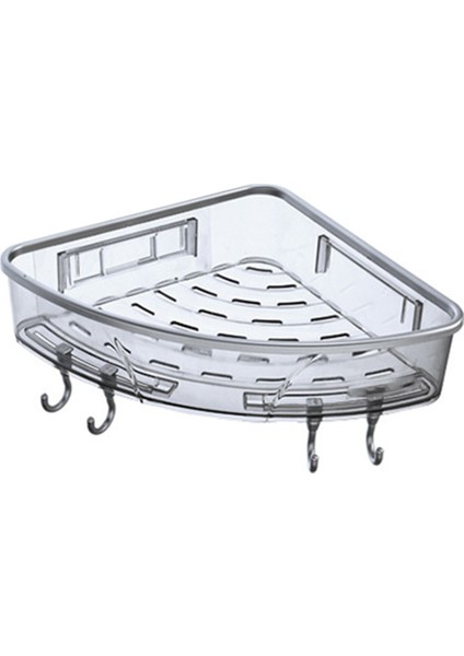 Adet Duvara Monte Üç Köşeli Depolama Rafı, Havlu Çubuğu Kancalı Banyo Rafı, Banyo Ev Için Organizatör (Yurt Dışından)