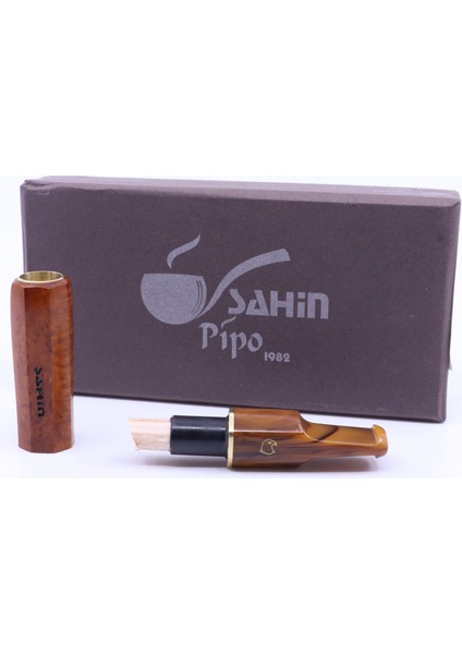 9mm Filtreli 8mm Uçlu Akrilik Saplı Sigara Ağızlığı - Kahverengi - 0763 indirimleri