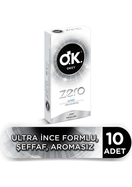 Zero Ultra Prezervatif 10'lu