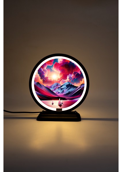 Doğa ve Deniz Temalı Dekoratif Masa Lambası