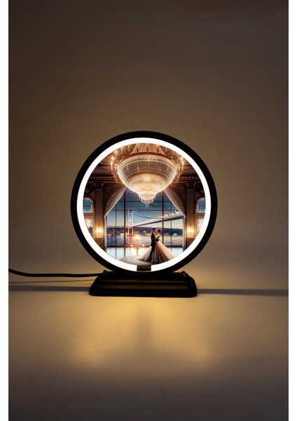 Düğün ve Istanbul Temalı Dekoratif Masa Lambası