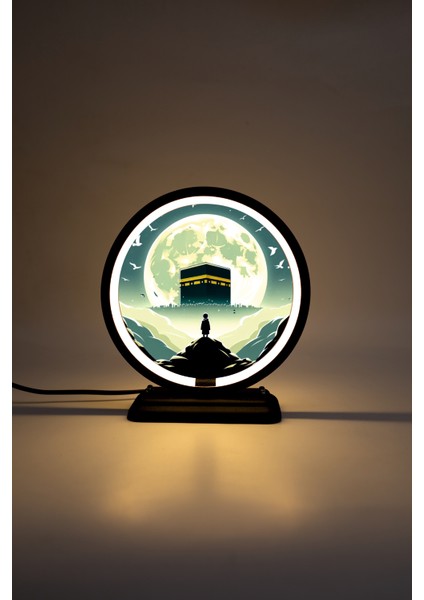 Kabe Temalı Dekoratif Masa Lambası