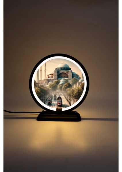 Ayasofya Temalı Dekoratif Masa Lambası