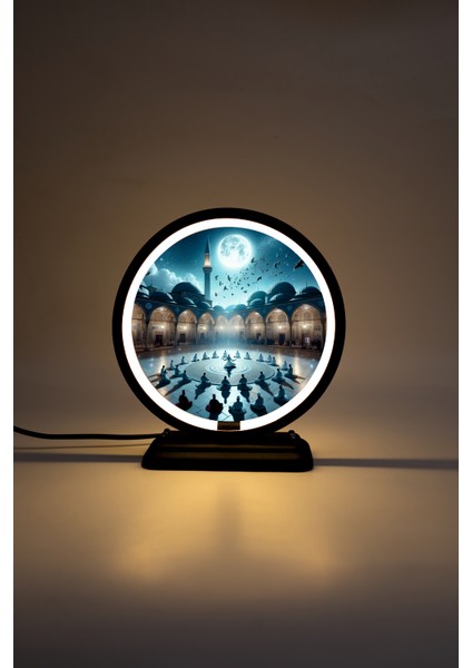 Semazen Temalı Dekoratif Masa Lambası