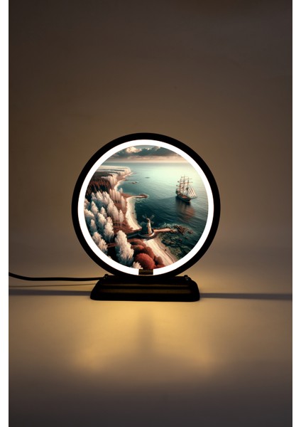 Deniz Temalı Dekoratif Masa Lambası