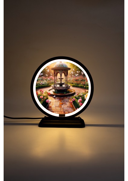 Havuz Temalı Dekoratif Masa Lambası