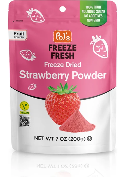 Freeze Fresh Çilek Tozu 200 G