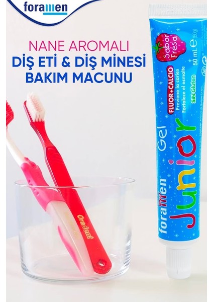 Çocuklar Için Çilek Aromalı Kalsiyum Destekli Çürüme Karşıtı Diş Macunu 50 Ml/60 gr fiyatları