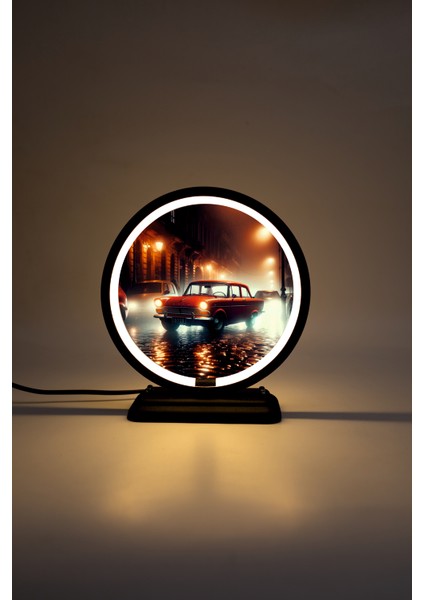 Araba Temalı Dekoratif Masa Lambası
