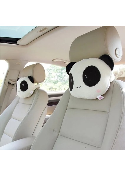2 Adet B Tarzı Artoon Araba Boyun Yastığı Sevimli Panda Kafalık Boyun Desteği Boyun Yastığı Baş Desteği Kemik Klozet Kapağı Araba Aksesuarları (Yurt Dışından)
