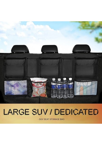 B Mavi 2 Araba Arka Koltuk Arka Organizatör Oto Bagaj Net Mesh Kargo Saklama Çantası Cep Kapağı Istifleme Toplama Iç Kamp Aksesuarları (Yurt Dışından) modelleri