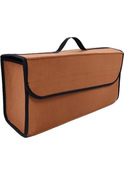 Kahverengi Keçe Kumaş Araba Gövde Organizatör Kutusu Taşınabilir Katlanabilir Saklama Kutusu Kasa Oto Iç Istifleme Toplama Konteyner Çantaları Siyah Gri (Yurt Dışından)