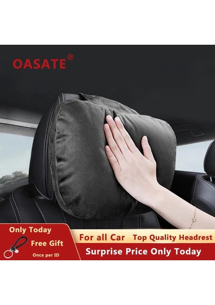 2 Adet Gri Tarzı En Li Araba Kafalık Boyun Desteği Koltuk Maybach Tasarım S Sınıfı Yumuşak Evrensel Ayarlanabilir Araba Yastığı Boyun Dinlenme Yastığı (Yurt Dışından) fiyatları