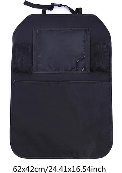 C Siyah 1 Araba Arka Koltuk Arka Saklama Çantası Çok Asılı Ağlar Cep Bagaj Çantası Organizatör Oto Istifleme Toplama Iç Aksesuar Malzemeleri (Yurt Dışından)