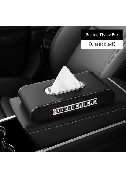 Siyah B Tesla Model 3 Için Yeni Model Y Kağıt Çok Fonksiyonlu Doku Kutusu Araba Aksesuarları Araba Modeli Üç Tesla Için Iç M3 Tmy (Yurt Dışından)