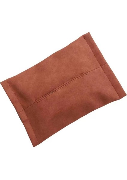 Kahverengi Peçete Doku Organizatör Kılıfı Tüm Araba Modellerine Uygulanır Klipsli Peçete Asma Braketi Koltuk Arkası Elastik Kayışlı (Yurt Dışından)