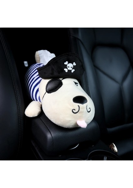 No.5 Boyutu Yaratıcı Araba Doku Kutusu Araba Aksesuarları Kızlar Kadınlar Için Para Autos Peluş Husky Karikatür Hayvanlar Köpek Peçete Kol Dayama Kutusu Sandalye Geri (Yurt Dışından)