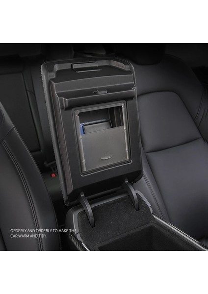 Şeffaf Gizli Saklama Kutusu Tesla Model 3 Için Merkezi Kol Dayama Saklama Kutusu Gizli Tutucu Merkezi Konsol Organizatör Model3 Araba Aksesuarları (Yurt Dışından)
