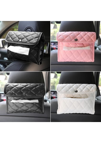 Beyaz Lüks Doku Maskesi Tutucu Güneşlik Sunroofs Asılı Araba Aksesuarları Deri Kadınlar Için Doğrudan Kelepçe K0AF (Yurt Dışından) fırsatları