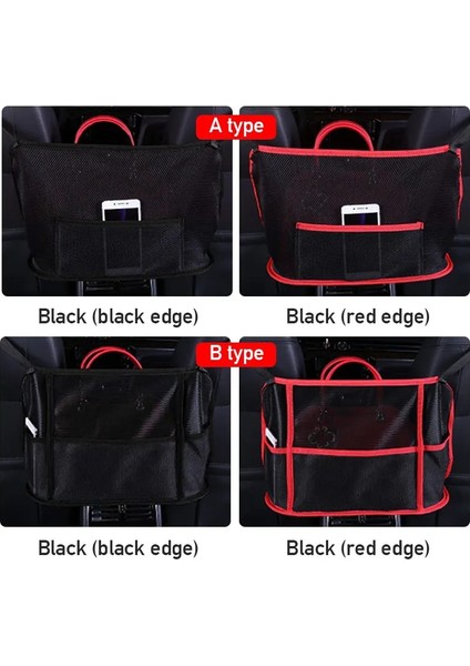 B Tipi Siyah Evrensel Oto Koltuğu Sırt Çantası Iç Oto Örgü Organizatör Ağları Çoklu Cepler Koltuklar Çanta Tutacağı Kese Otomobiller Ürünler (Yurt Dışından) modelleri