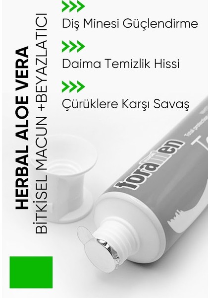 Aloevera Içerikli Bitkisel Diş Macunu 75 Ml/90 gr modelleri
