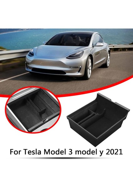 Arka Araba Merkezi Konsolu Akın Organizatör Konteynerler Tesla Modeli 3 Y Kol Dayama Saklama Kutusu Tepsi Araba Iç Aksesuarları (Yurt Dışından)