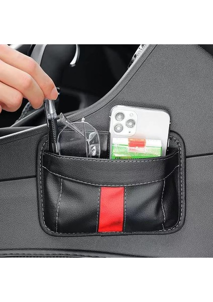 Siyah Araba Saklama Çantası, Cep Telefonu Saklama Kutusu, Yapışkan Araba Koltuğu, Çok Fonksiyonlu Araba Saklama Çantası, Pano Asılı Çanta Malzemeleri (Yurt Dışından)