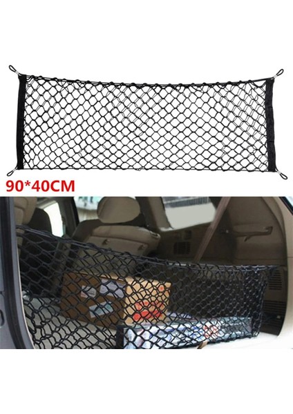 Siyah 90*40 cm Zarf Gövde Kargo Ağı Naylon Saklama Çantası Kurulum Kiti ile Toyota Camry Için Araba Gövde Depolama Organizatör (Yurt Dışından)